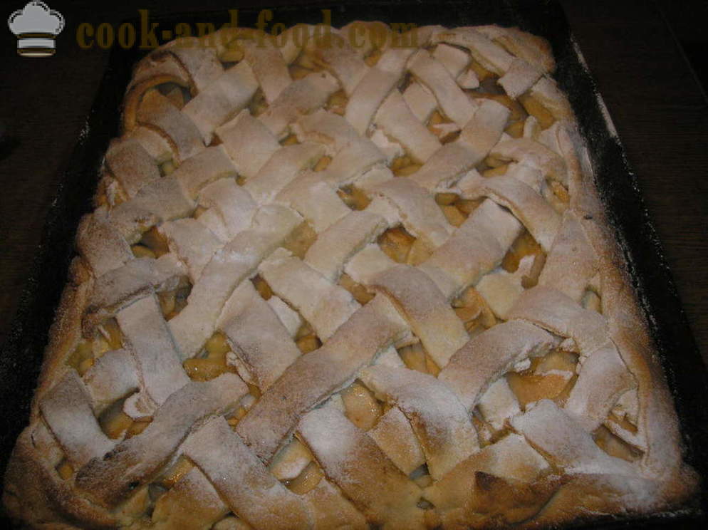 Atviras obuolių pyragas tešla - kaip virti obuolių pyragas tešla, žingsnis po žingsnio receptas nuotraukomis