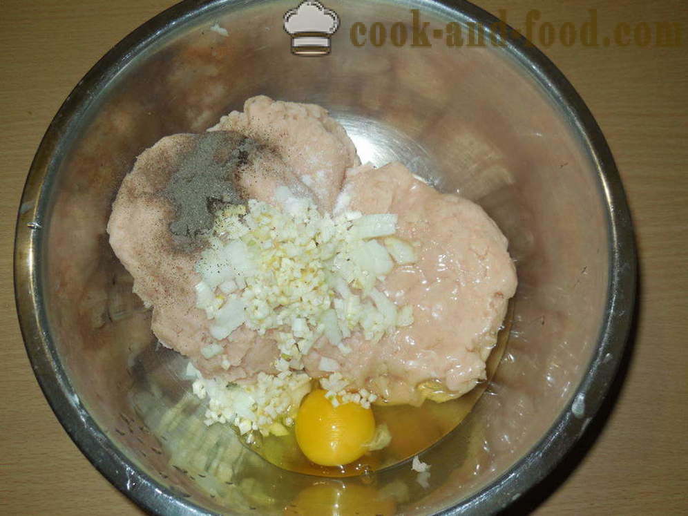 Garo mėsos vyniotinis su putpelių kiaušiniais - kaip virėjas netikras zuikis su kiaušiniais pora, su po žingsnio receptas nuotraukomis žingsnio