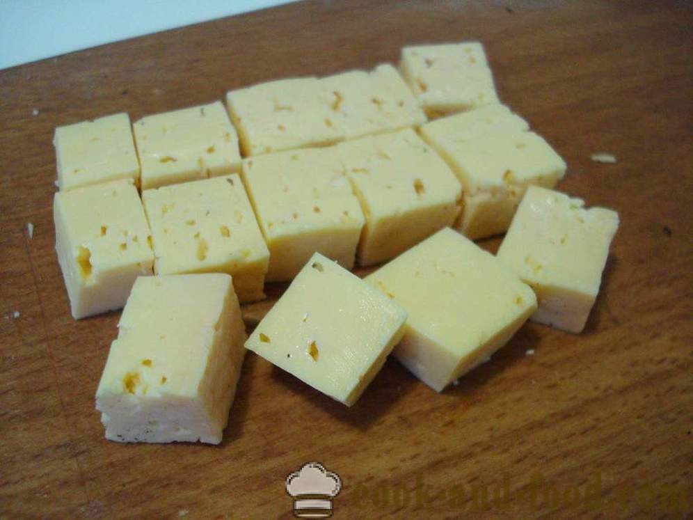 Vištienos kotletai su moliūgais ir įdaryti sūrio multivarka - kaip virėjas vištienos kotletai iš multivarka, žingsnis po žingsnio receptas nuotraukomis