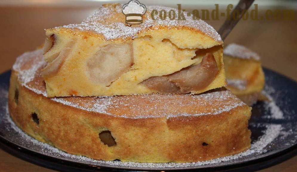 Moliūgų pyragas su obuoliais - kaip virėjas obuolių pyragas su moliūgų ir obuolių, su po žingsnio receptas nuotraukomis žingsnio