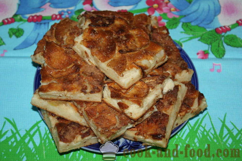 Obuolių pyragas su cinamonu - Kaip iškepti obuolių pyragą su cinamonu orkaitėje, su po žingsnio receptas nuotraukomis žingsnio