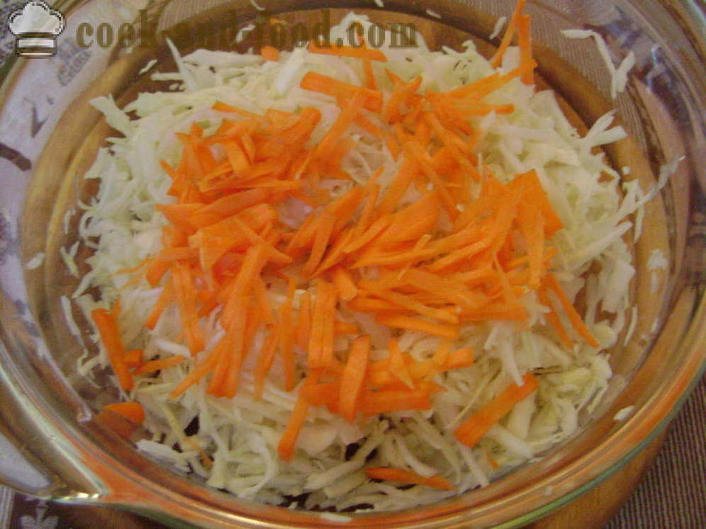 Vitaminas salotos kopūstų, morkų, topinambų - Kaip Padaryti vitamino salotos, žingsnį po žingsnio receptas nuotraukomis