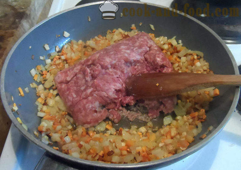 Lazanija su malta mėsa ir bešamelio padažu - kaip pasiruošti lasagna su malta mėsa namuose, žingsnis po žingsnio receptas nuotraukomis