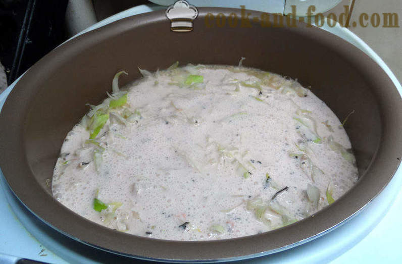 Lazy Balandėliai su kopūstais, ryžiais ir mėsa - Kaip Padaryti tingus Balandėliai iš multivarka, žingsnis po žingsnio receptas nuotraukomis
