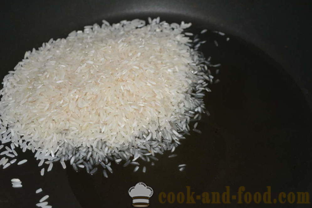 Kaip virėjas ryžių garnyru trapus - kaip virėjas traškūs ryžiai keptuvėje, žingsnis po žingsnio receptas nuotraukomis