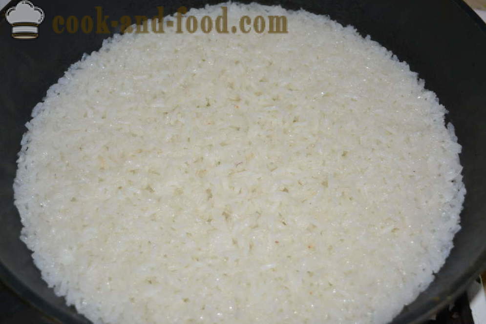 Kaip virėjas ryžių garnyru trapus - kaip virėjas traškūs ryžiai keptuvėje, žingsnis po žingsnio receptas nuotraukomis