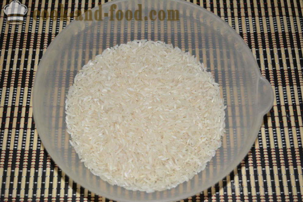 Ežiukai skanu malta mėsa su ryžiais pora - kaip virėjas mėsos su ryžiais ežiukai į multivarka, žingsnis po žingsnio receptas nuotraukomis