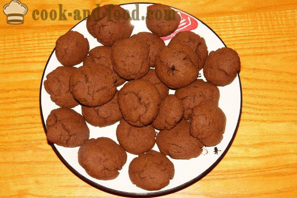 Greitai ir lengvai sokoladinius sausainius - kaip padaryti šokolado chip cookies namuose, žingsnis po žingsnio receptas nuotraukomis
