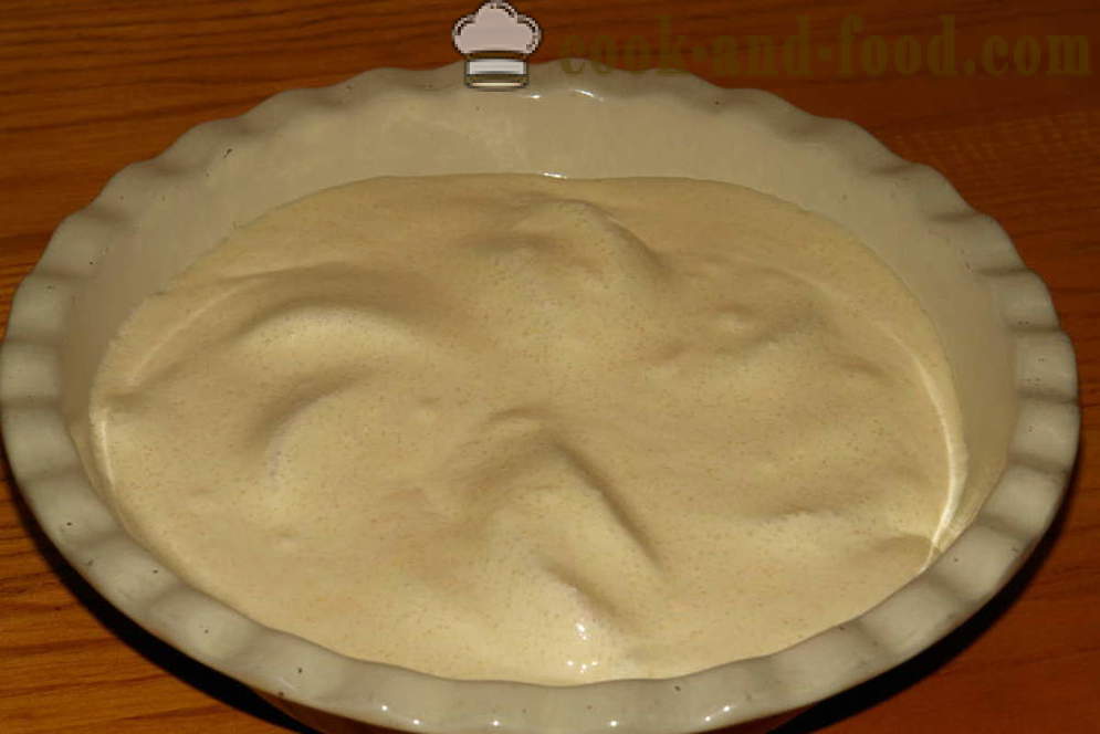 Kempinė pyragas su obuoliais orkaitėje - Kaip virėjas biskvitui su obuoliais, žingsnis po žingsnio receptas nuotraukomis