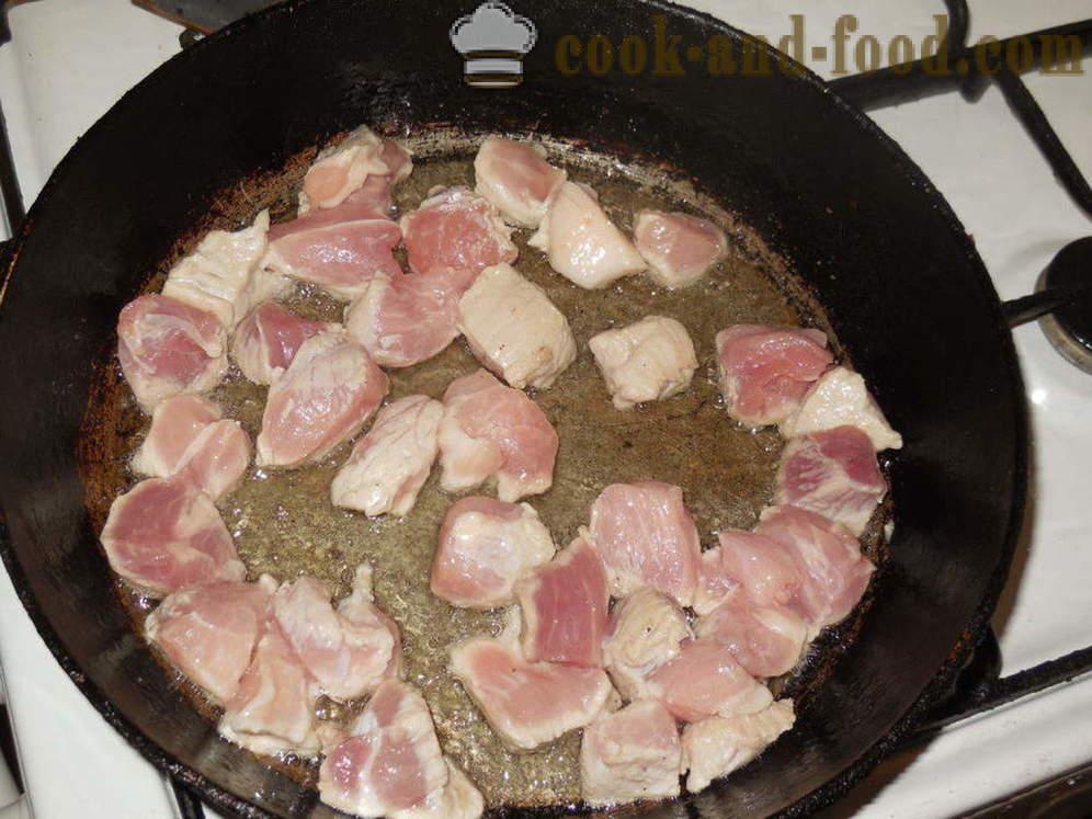 Puodo kepsnys su mėsa ir bulvėmis - kaip virėjas puodą kepsnys orkaitėje, su po žingsnio receptas nuotraukomis žingsnio