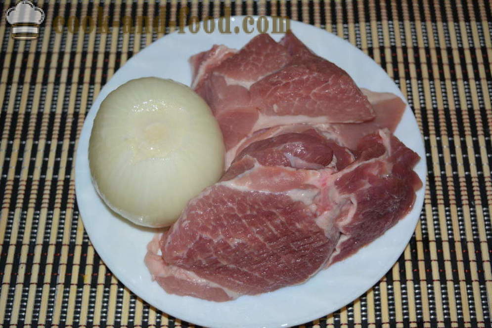 Trapus grikių keptuvėje - kaip virti grikiai su mėsa keptuvėje, žingsnis po žingsnio receptas nuotraukomis