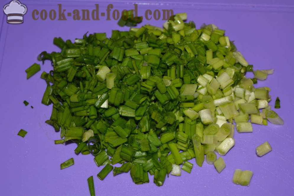 Salotos su dešra ir agurkų - Kaip padaryti, kad salotos su dešra, žingsnis po žingsnio receptas nuotraukomis