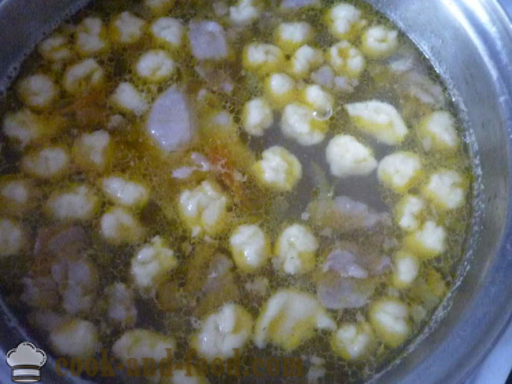 Skanus sriuba su koldūnais sultinio - žingsnis po žingsnio, kaip virėjas sriuba su koldūnais, receptas su nuotrauka