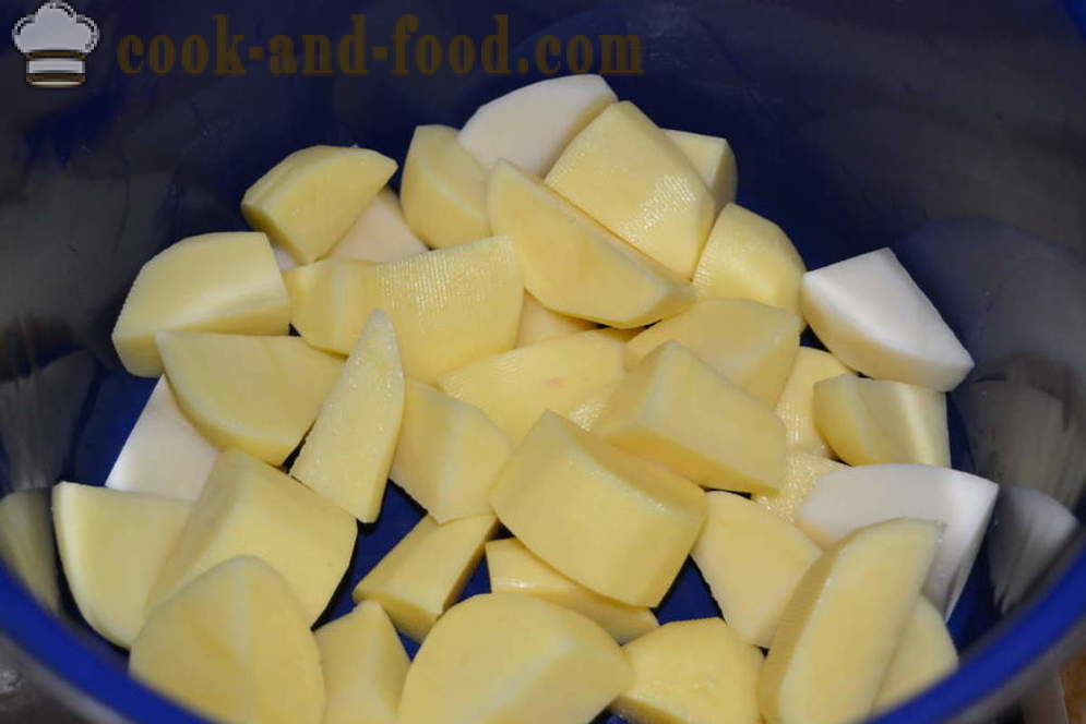 Bulvių košė su pienu ir sviestu, be gabalėlių - kaip virėjas skanus bulvių koše, žingsnis po žingsnio receptas nuotraukomis