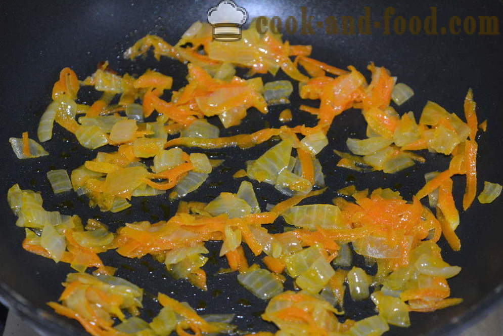 Skanus trapus grikiai su daržovėmis keptuvėje - kaip virėjas grikiai su daržovėmis, žingsnis po žingsnio receptas nuotraukomis
