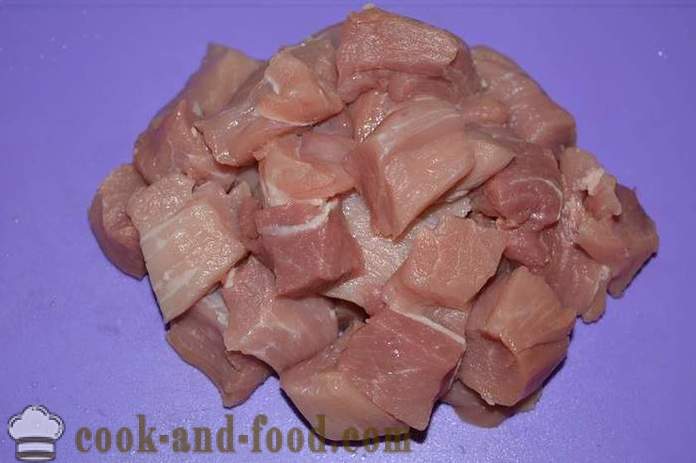 Skanus grikiai su mėsa keptuvėje - kaip virėjas grikių košė su mėsa, žingsnis po žingsnio receptas nuotraukomis