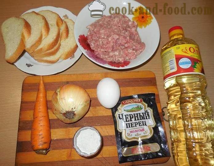 Karšta sumuštiniai su mėsa, kepti keptuvėje - kaip padaryti, kad karšto sumuštinius su mėsa, žingsnis po žingsnio receptas nuotraukomis
