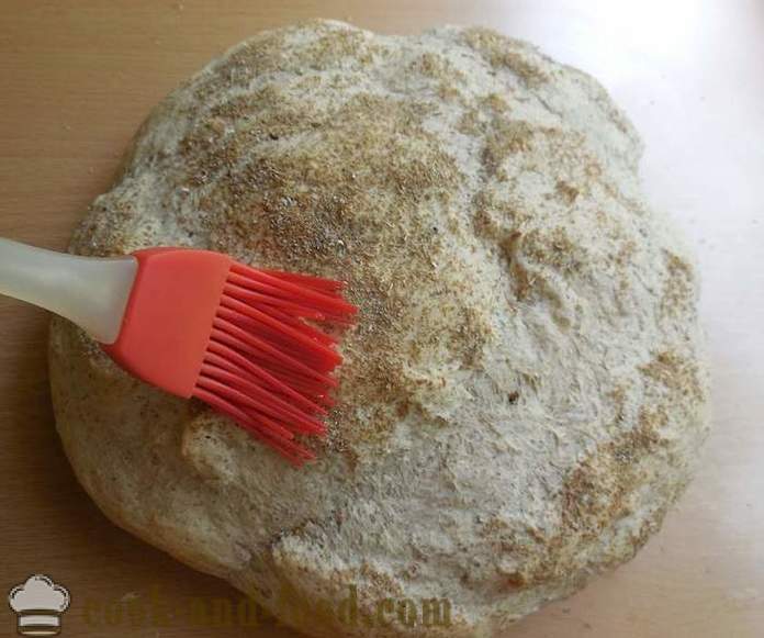 Skanus ir sveikas kviečių sėlenų grūdų nesijotų - kaip padaryti, kad naminės duonos, paprastą receptą ir žingsnis po žingsnio nuotrauka