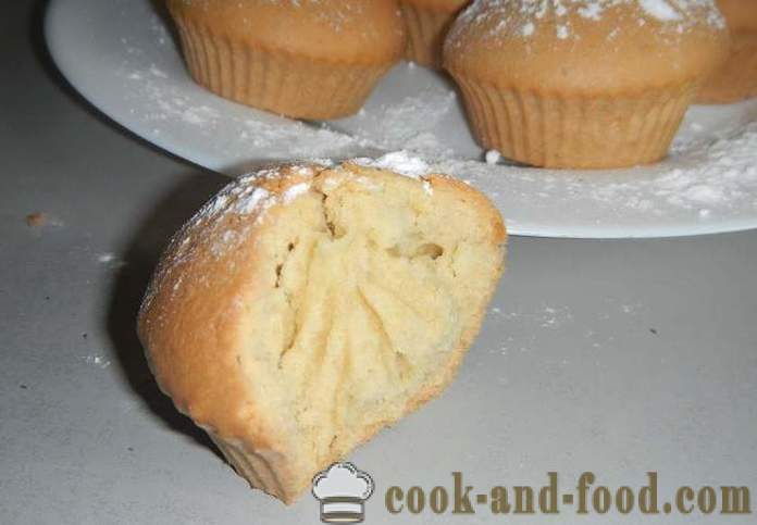 Naminis receptas paprastas pyragas silikono formų - Kaip padaryti, kad skanus keksiukai paprasta, žingsnis po žingsnio receptas torto su nuotrauka