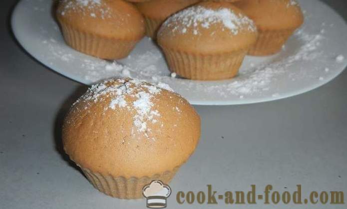 Naminis receptas paprastas pyragas silikono formų - Kaip padaryti, kad skanus keksiukai paprasta, žingsnis po žingsnio receptas torto su nuotrauka