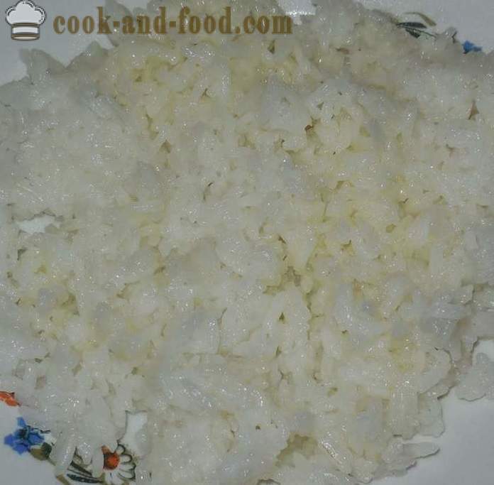 Kaip virėjas traškūs ryžių garnyras keptuvėje tinkamai - kaip užvirinti ryžius ant vandens - žingsnis po žingsnio receptas nuotraukomis