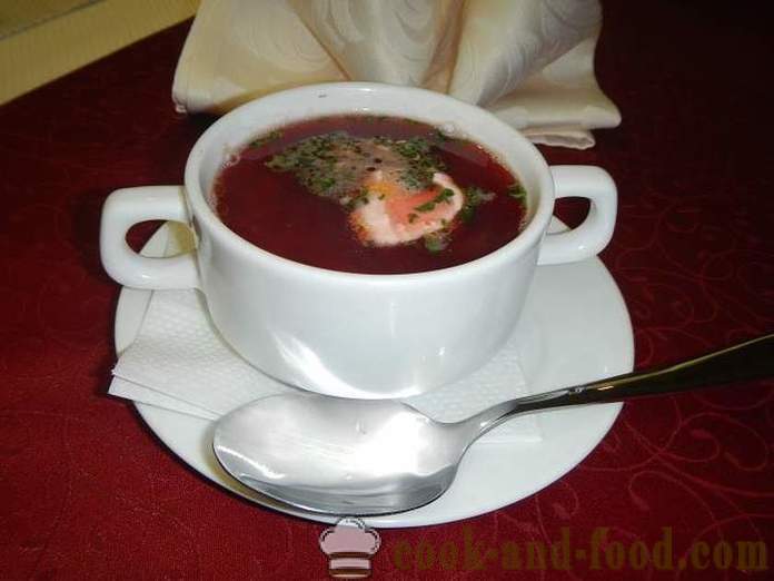 Klasikinis raudonos spalvos barščiai su runkelių ir mėsos - kaip virėjas sriuba - po žingsnio receptas žingsnis nuotraukų Ukrainos barščiai