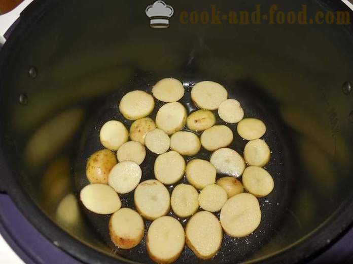 Daržovių troškinys su grybais ir bulvėmis multivarka - kaip virėjas daržovių troškinys - Receptai su nuotraukomis - žingsnis po žingsnio