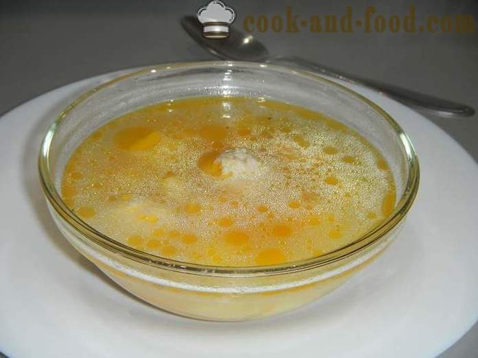 Skanus sriuba su frikadelėmis ir makaronais - po žingsnio receptas žingsnis su nuotraukomis, kaip virėjas sriuba su frikadelėmis