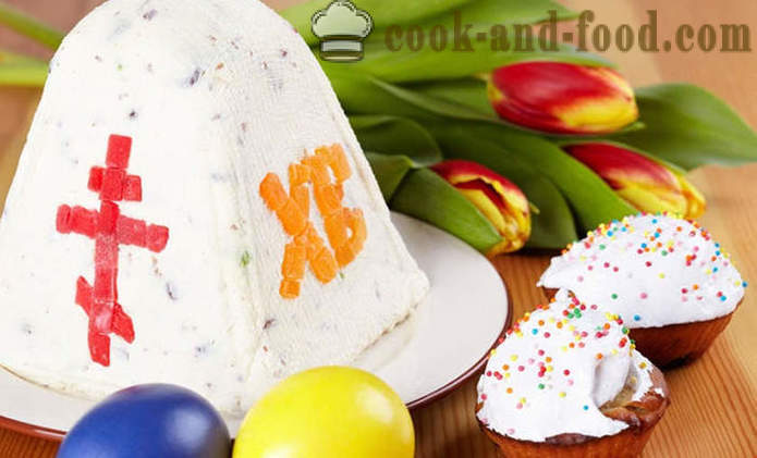 Easter karališkoji varškės (užvirinti) - paprasta namų receptas Velykų sūrio su razinomis, cukruotais vaisių, riešutų