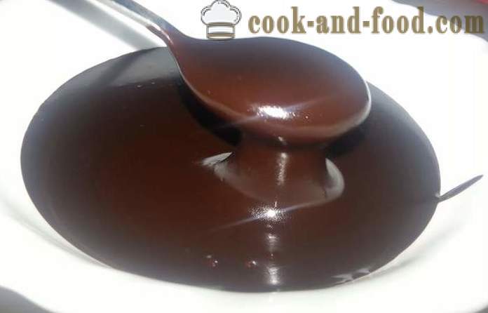 Geriausi šokolado glazūra su grietine - receptas, kaip padaryti kakavą, grietinės ir sviesto glazūra, su vaizdo