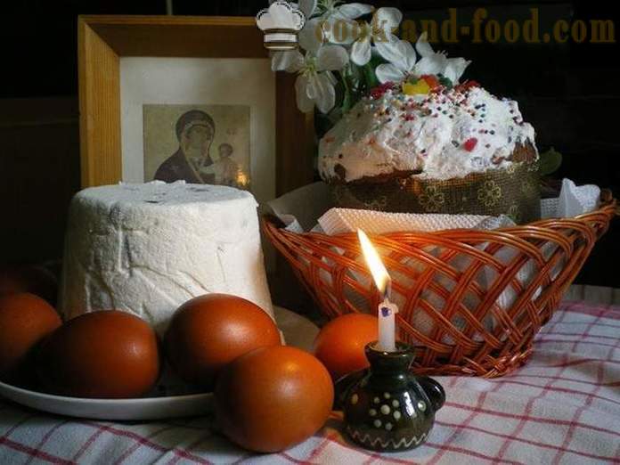 Kulinarijos tradicijas ir papročiai Velykos - Velykų stalo slavų ortodoksų tradicijos