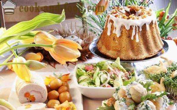 Kulinarijos tradicijas ir papročiai Velykos - Velykų stalo slavų ortodoksų tradicijos