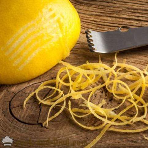 Kaip naudoti citrinos žievelės virimui? - Vaizdo receptus namuose