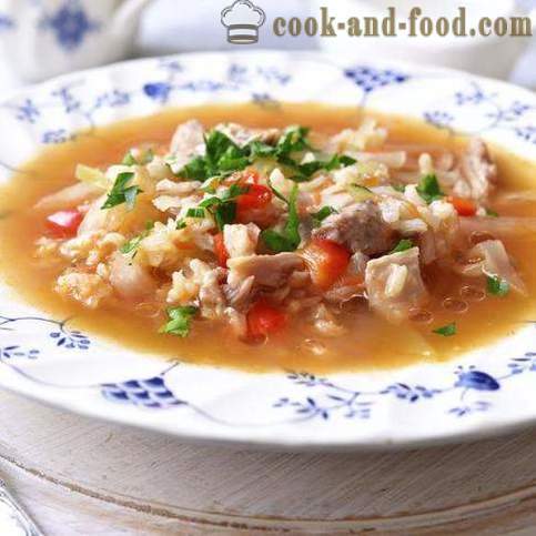 Skanus ir tik 4 receptas vištienos sriuba su ryžiais