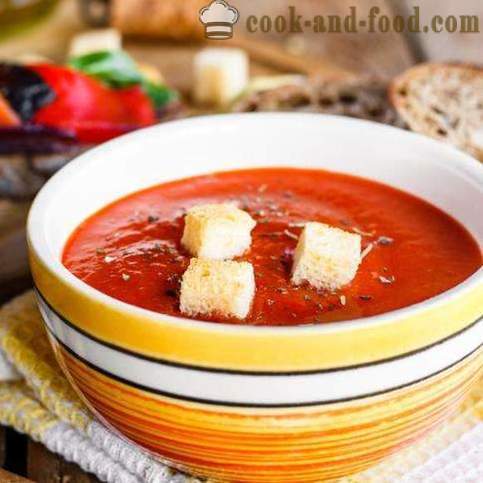 Maisto gaminimas pomidorų stebuklas: pomidorų sriuba - video receptai namuose