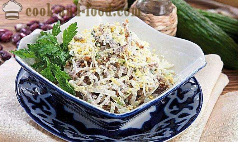Uzbekų virtuvė: salotos 