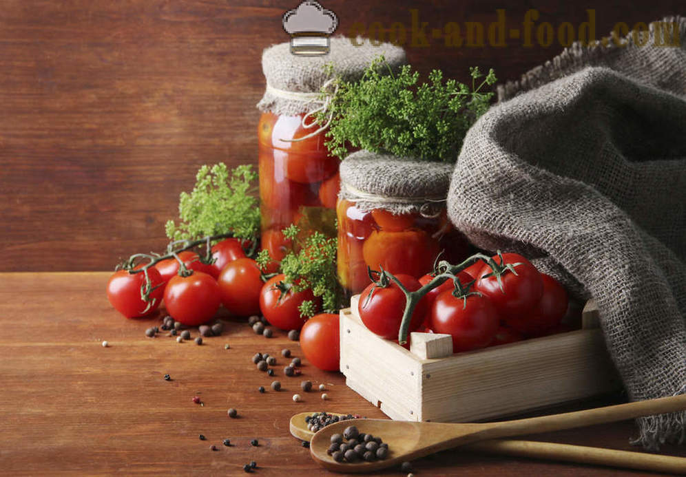 Pomidorų žiemą: 5 receptai buitinė preparatai - video receptai namuose