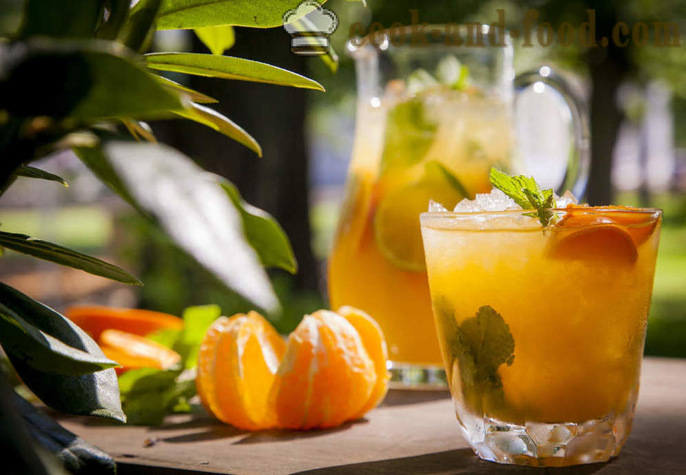 Šviežia švieži: mandarino Mojito Mint ir aviečių limonadas - Video receptai namuose